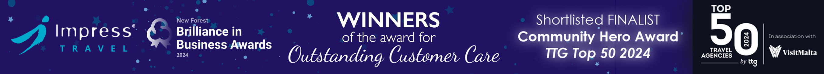 Impress Travel awards and recognition